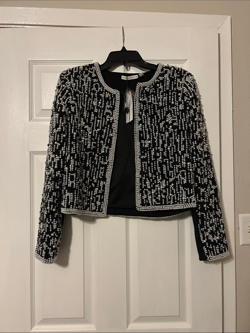 New Alice Olivia embellished jacket